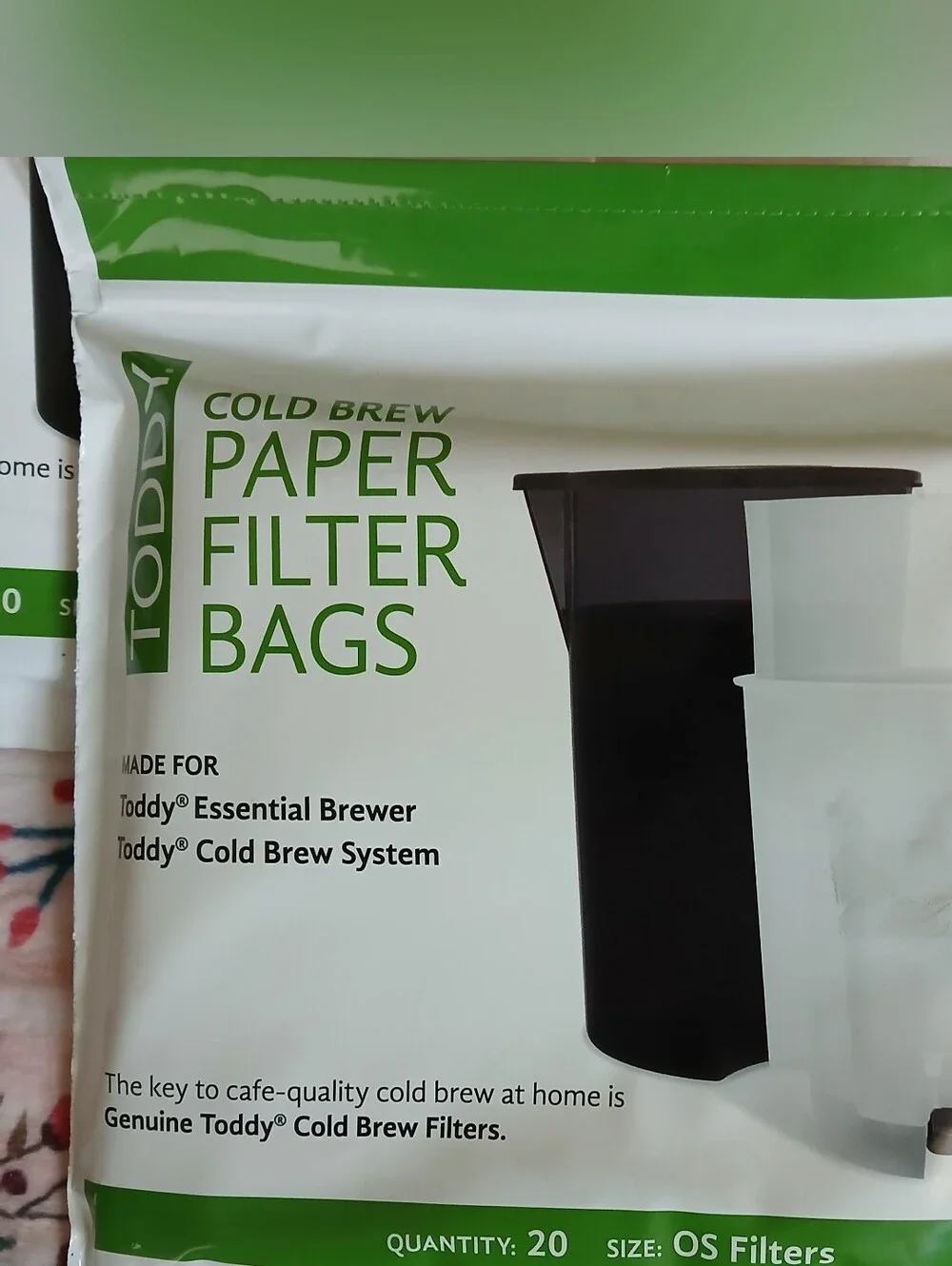 Lot Of 5 TODDY Cold Brew Coffee Paper Filter Bags 100 Total Filters NEW